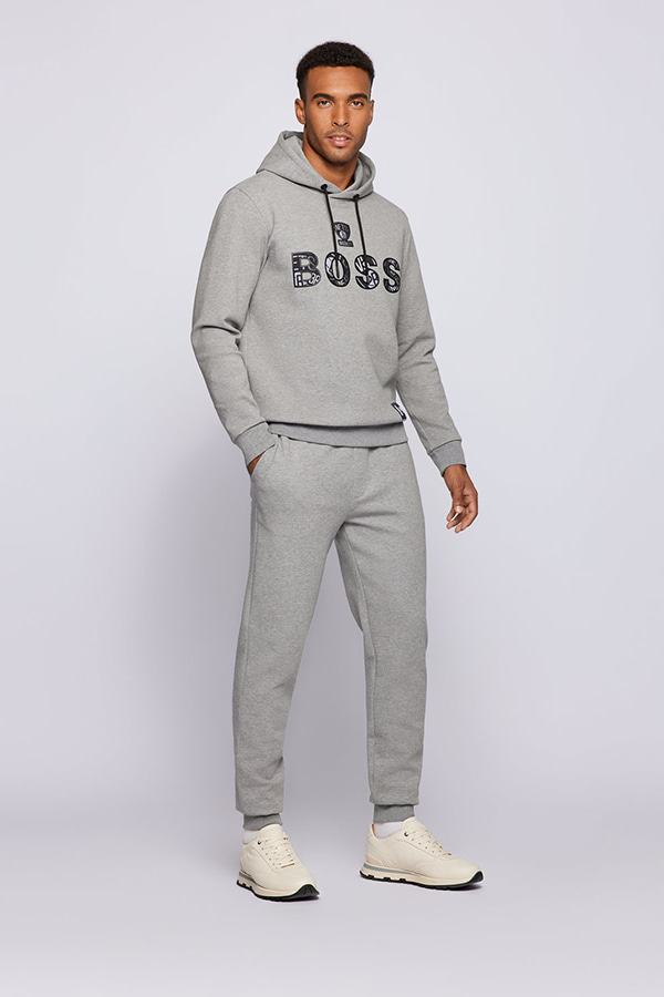 HOODIE BOSS X NBA - 039 ΓΚΡΙ